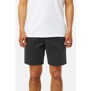 NWOT Katin Patio Shorts Men's Medium 8" Black Elastic Waistband Drawcord